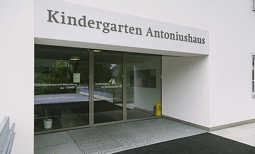 Kindergarten Antoniushaus Eingangsbereich