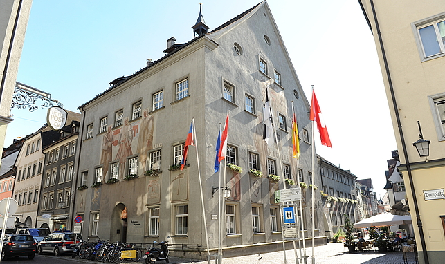 Das Rathaus in Feldkirch von außen